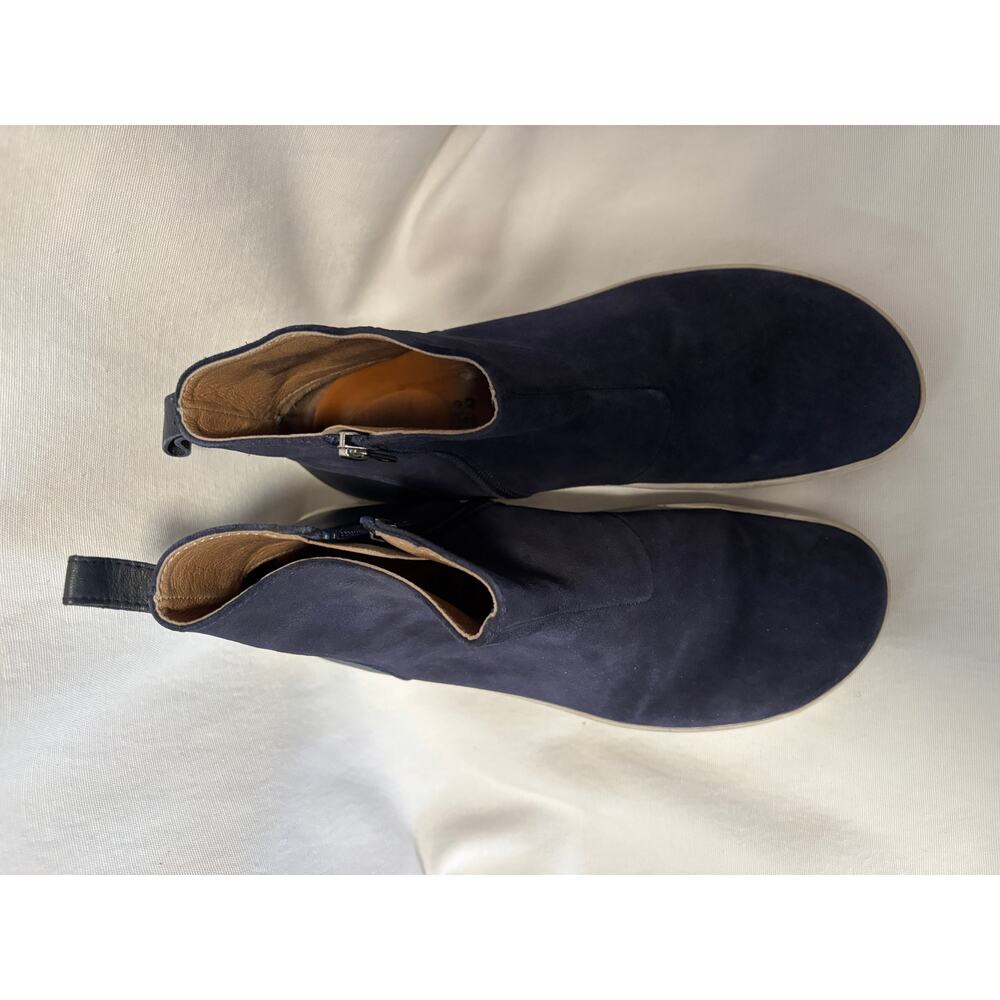 Birkenstock Myra Boots Blue Suede Womens Size 9 - Picture 2 of 6